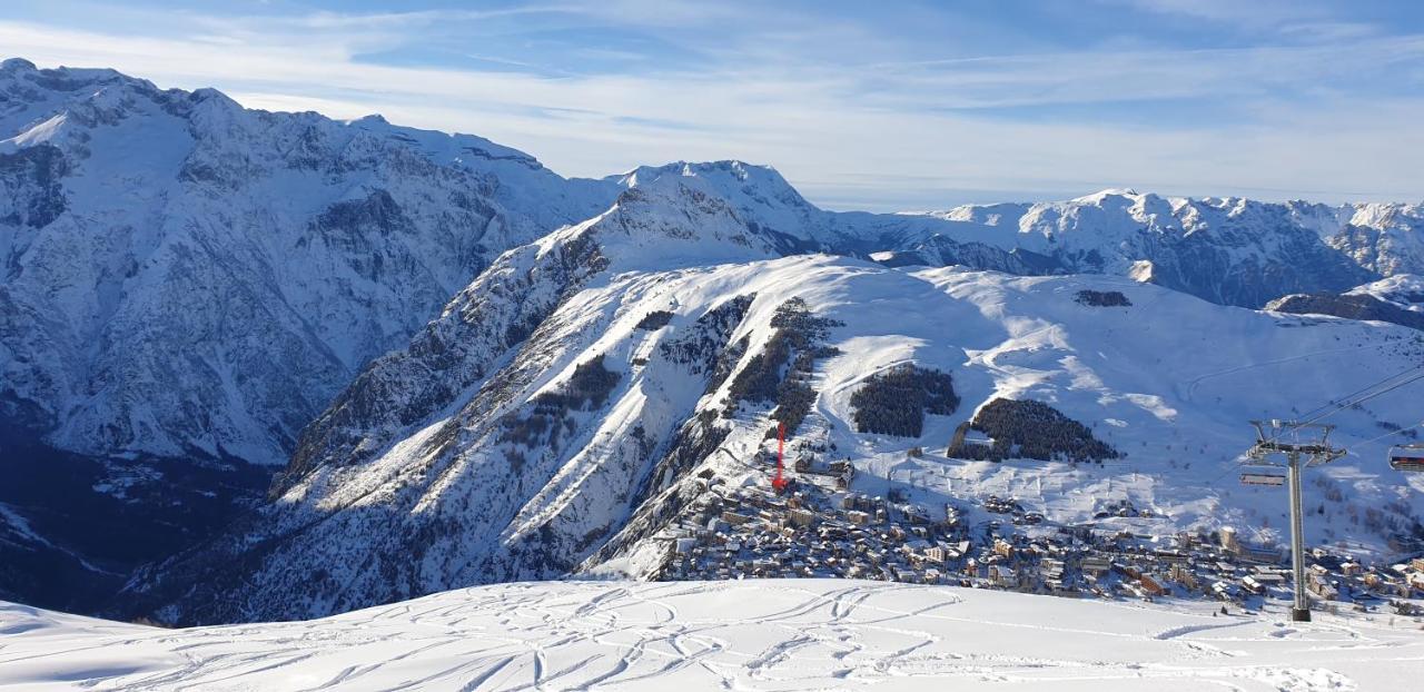 Studio Alpheratz Forest - 1 A 3 Pers - Wifi, Balcon, Vue Piste Et Glacier Muzelle, Calme, Proche Commerces Et Pistes- Tsc Super Venosc A 80M レ・デュー・アルプ エクステリア 写真