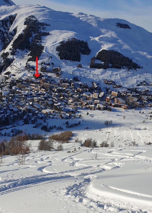 Studio Alpheratz Forest - 1 A 3 Pers - Wifi, Balcon, Vue Piste Et Glacier Muzelle, Calme, Proche Commerces Et Pistes- Tsc Super Venosc A 80M レ・デュー・アルプ エクステリア 写真