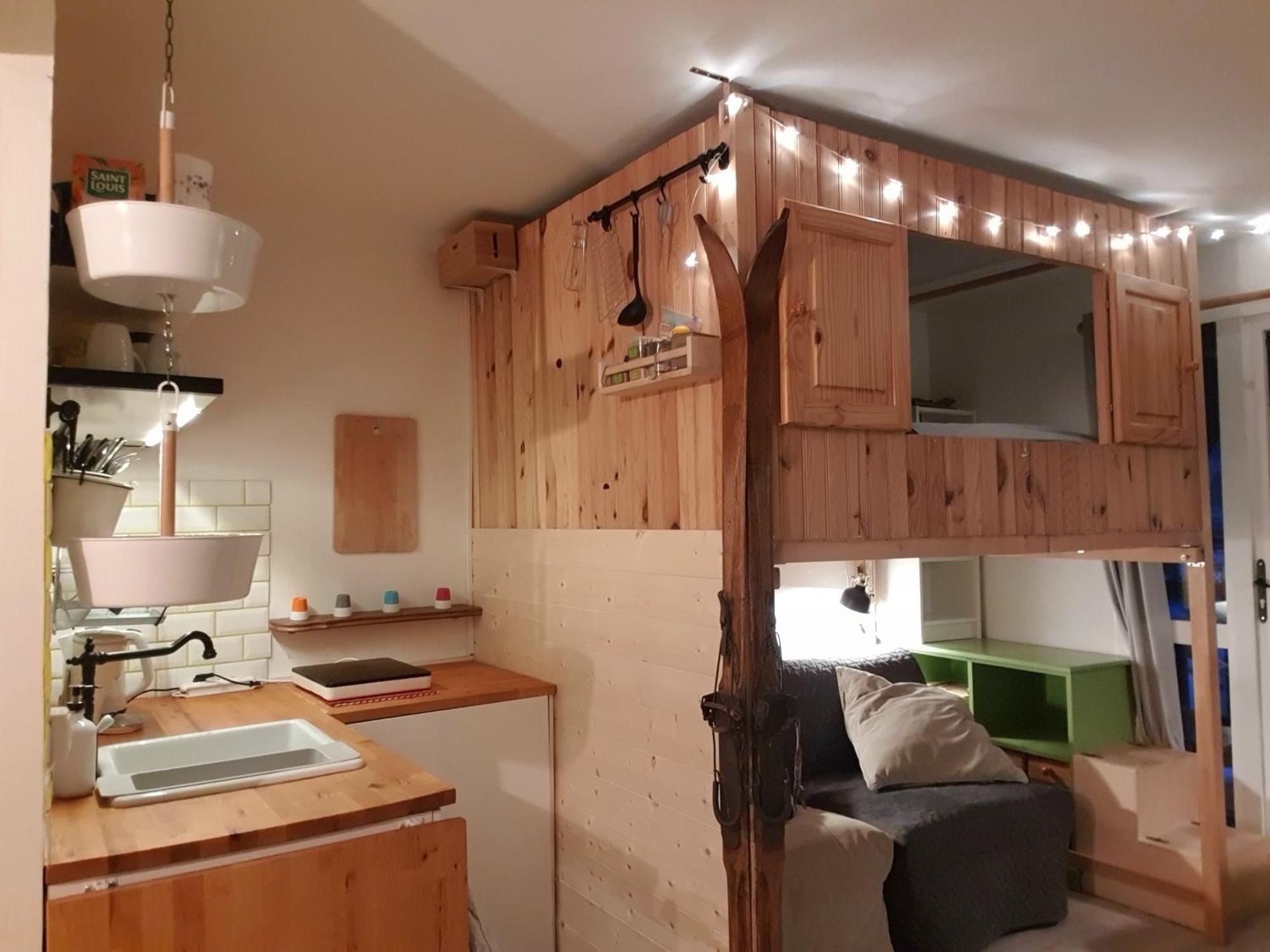 Studio Alpheratz Forest - 1 A 3 Pers - Wifi, Balcon, Vue Piste Et Glacier Muzelle, Calme, Proche Commerces Et Pistes- Tsc Super Venosc A 80M レ・デュー・アルプ エクステリア 写真